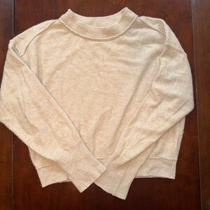 Free People Tan Cashmere Sweater